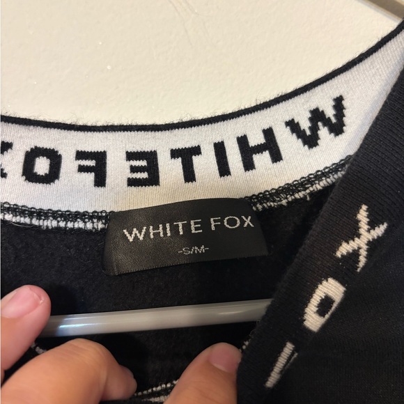White Fox Put It On Repeat Black Sweatshirt - Picture 7 of 7